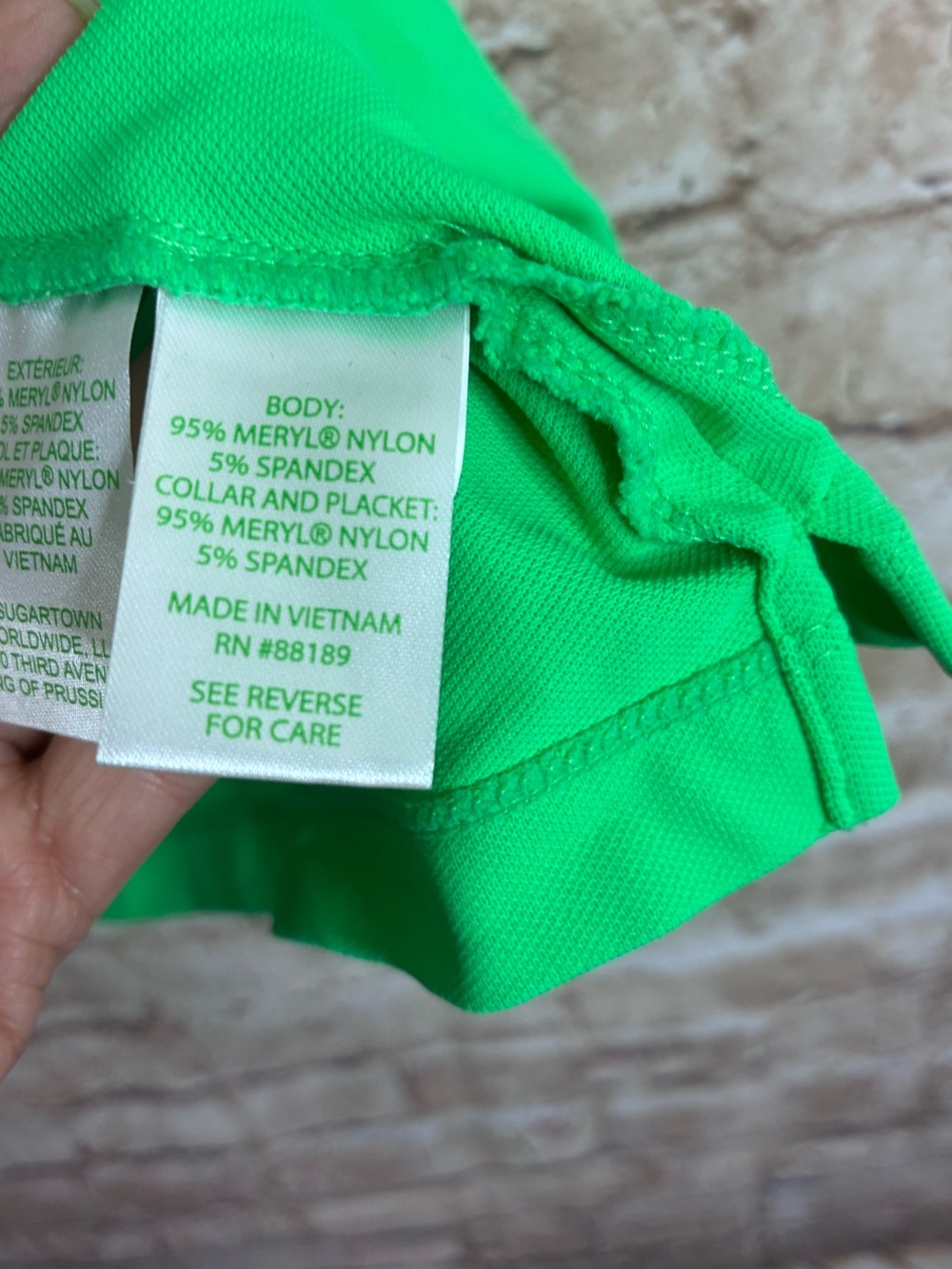 Lilly Pulitzer UPF 50 Luxletic Frida Puff Sleeve Golf Polo Green Size Medium NEW - Picture 6 of 7